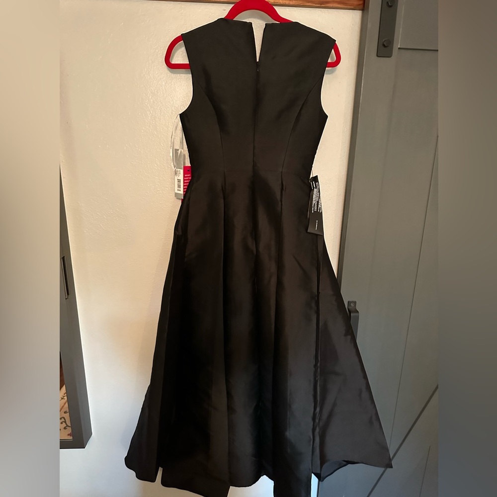 NWT Kay Unger Black Walk Thru Jumpsuit Brooklyn Size 4 - Picture 3 of 8